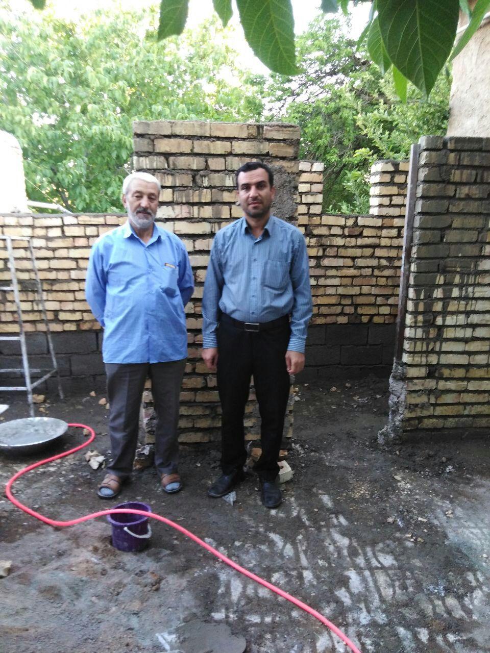 نوسازی منزل مسکونی نیازمند زنجانی در روستای بوغداکندی