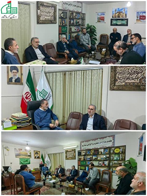 دکتر رحیمی زنگنه فرماندار کرمانشاه  در ستاد عتبات عالیات استان حضور یافتند.