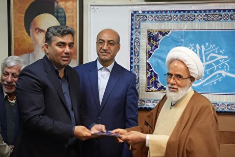 مراسم معارفه ریاست جدید ستاد توسعه و بازسازی و عتبات عالیات استان کرمانشاه