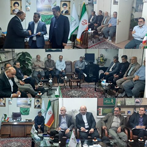 حضور تیم محترم بازرسی ستاد مرکز درستاد توسعه و بازسازی عتبات عالیات استان کرمانشاه دیدار با ریاست ومعاونین ستاد
