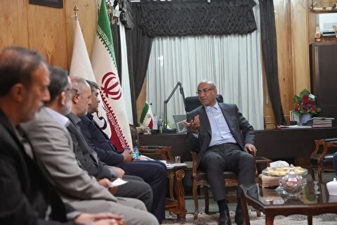 دیدار رئیس و مدیران ستاد عتبات عالیات استان با استاندار کرمانشاه
